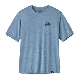 Patagonia (M) Men's Capilene® Cool Daily Graphic Shirt in Light Heathered Blue
